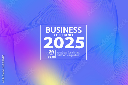 A vibrant and modern abstract background for an online webinar, showcasing a colorful gradient transition from pink, yellow, and blue, with dynamic dot patterns.