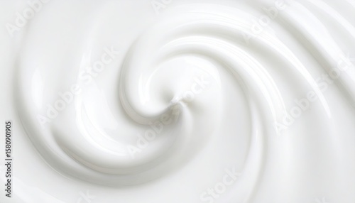 Close up of a white cream