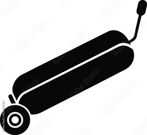 hot dog roller on white background.eps