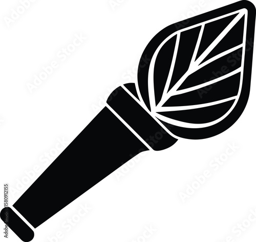 leaf blower nozzle on white background.eps