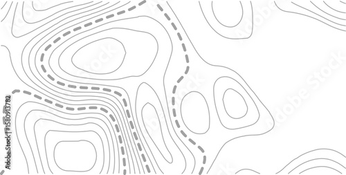 Abstract pattern with lines seamless pattern and topography map and counter map. abstract sea map area space geometric line technology topo landscape grid map texture ,black and white