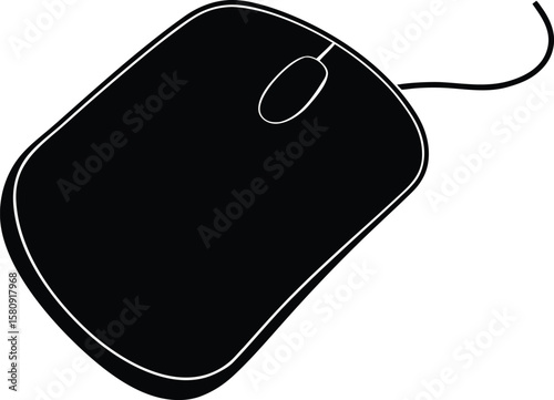 mouse pad on white background.eps