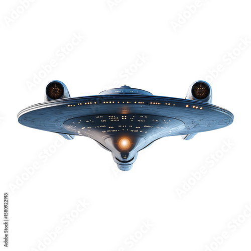 USS Enterprise high quality realistic image