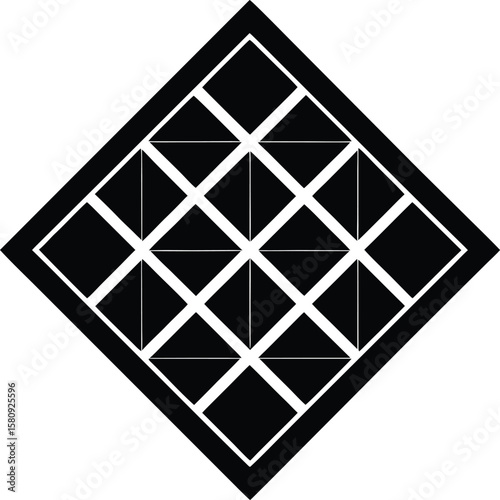 quilting square on white background.eps