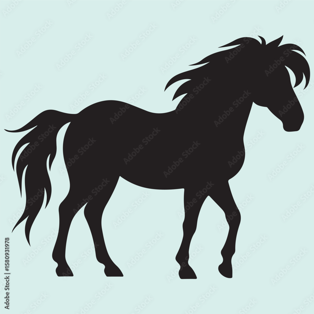 Obraz premium Icelandic Horse Illustration