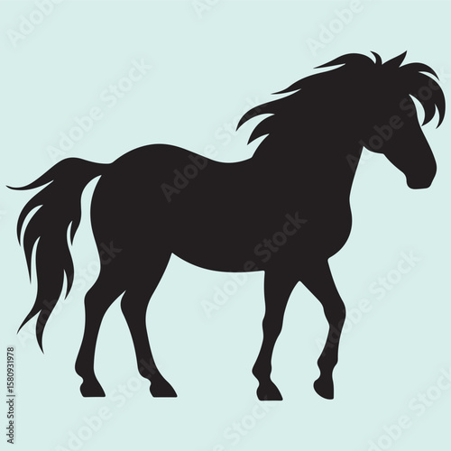 Icelandic Horse Illustration