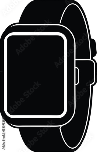 smartwatch on white background.eps