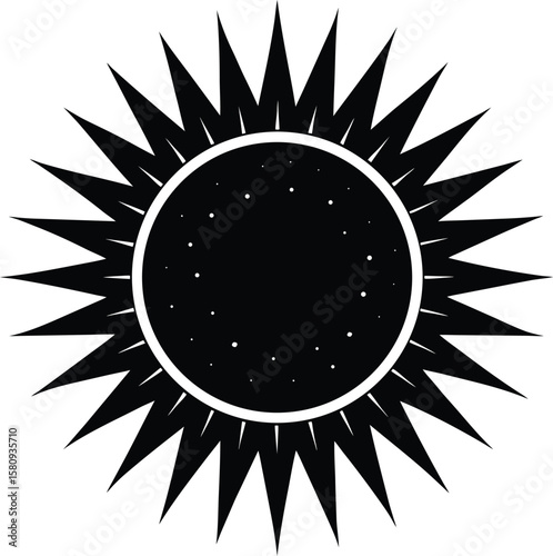 sunspot on white background.eps