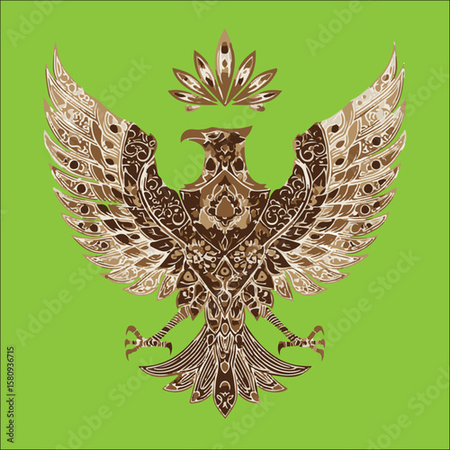 Garuda vector symbol