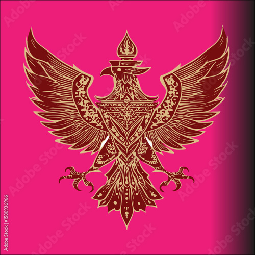 Garuda vector symbol