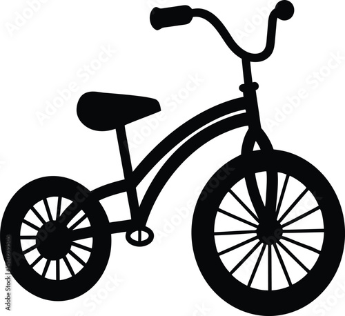 tricycle on white background.eps