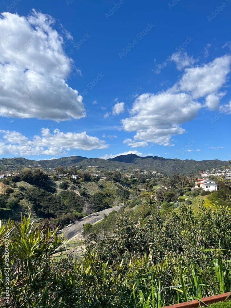 Obraz premium mountain landscape with blue sky
