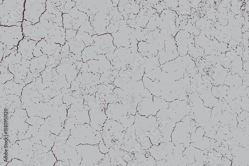 Ground cracks vector texture backgrounds. Use this texture to create realistic ground crack aesthetics in vector format for any graphic design project.