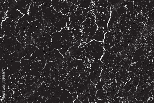 Ground cracks vector texture backgrounds. Use this texture to create realistic ground crack aesthetics in vector format for any graphic design project.