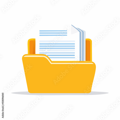 Paper transformation into a digital folder for organized information