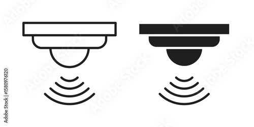 Infrared icon, outline vector sign, linear and solid style pictogram isolated on white.