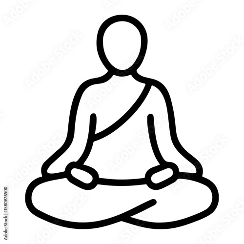 A vector illustration of a yoga pose is combined with medical equipment like a stethoscope, symbolizing the diagnostic care a physician provides for heart health