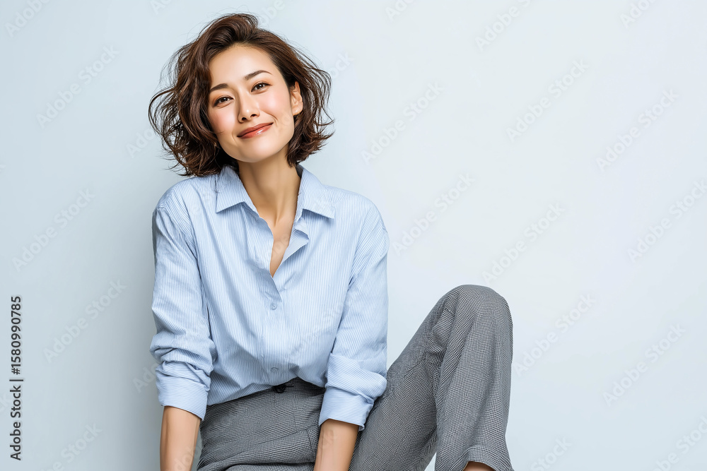 女性 , woman , portrait of a smiling woman 女性 , woman , portrait of a smiling woman