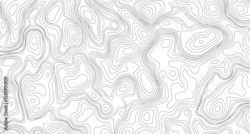 Topographic map contour background pattern. Abstract wavy background. topographic contour background.