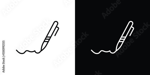 Write icon. Symbol for your web site design, logo, app, UI. Vector illustration. EPS10
