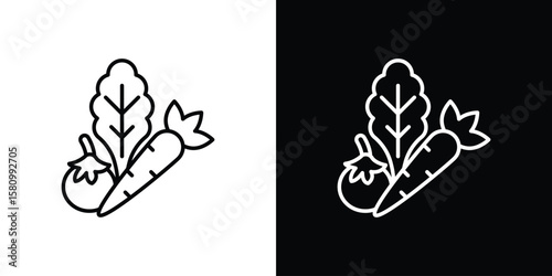 Vegetable icon. Symbol for your web site design, logo, app, UI. Vector illustration. EPS10