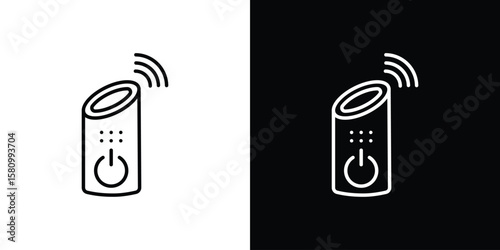 Smart speaker icon. Symbol for your web site design, logo, app, UI. Vector illustration. EPS10