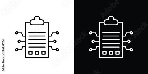 Smart contract icon. Symbol for your web site design, logo, app, UI. Vector illustration. EPS10