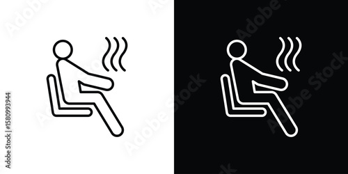 Sauna icon. Symbol for your web site design, logo, app, UI. Vector illustration. EPS10