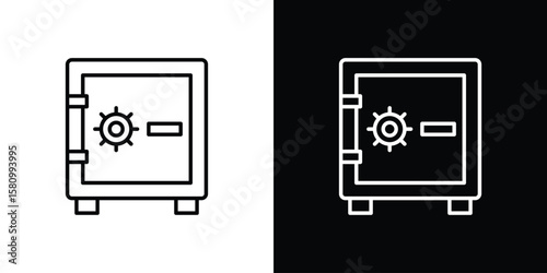 Safe icon. Symbol for your web site design, logo, app, UI. Vector illustration. EPS10