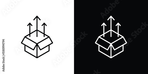 Product release icon. Symbol for your web site design, logo, app, UI. Vector illustration. EPS10