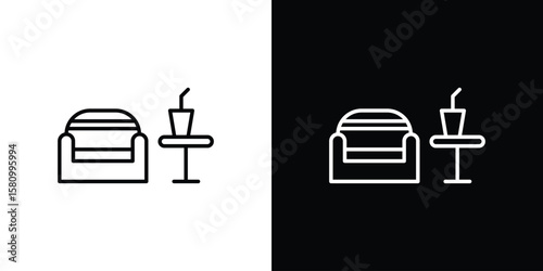 Lounge icon. Symbol for your web site design, logo, app, UI. Vector illustration. EPS10