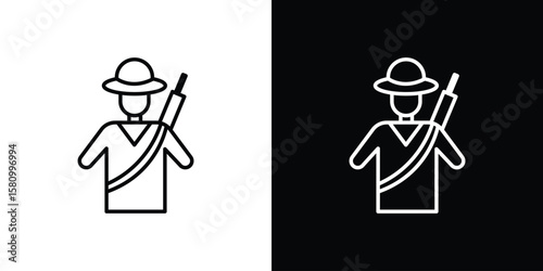 Hunter icon. Symbol for your web site design, logo, app, UI. Vector illustration. EPS10