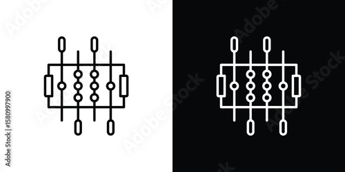 Foosball icon. Symbol for your web site design, logo, app, UI. Vector illustration. EPS10