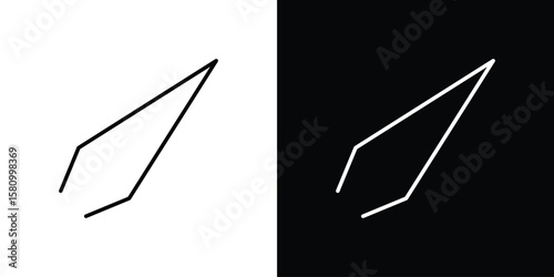 Eyebrow tweezers icon. Symbol for your web site design, logo, app, UI. Vector illustration. EPS10