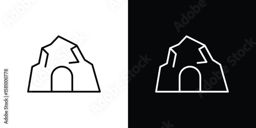cave icon. Symbol for your web site design, logo, app, UI. Vector illustration. EPS10