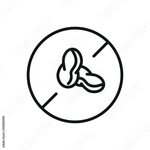 Nuts Free linear Vector icon