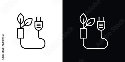 Biomass energy icon. Symbol for your web site design, logo, app, UI. Vector illustration. EPS10