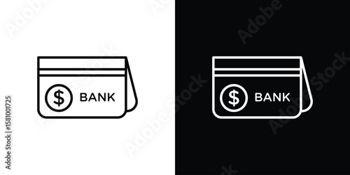 Bankbook icon. Symbol for your web site design, logo, app, UI. Vector illustration. EPS10