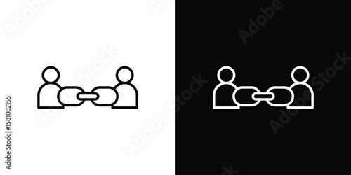 Affiliate link icon. Symbol for your web site design, logo, app, UI. Vector illustration. EPS10