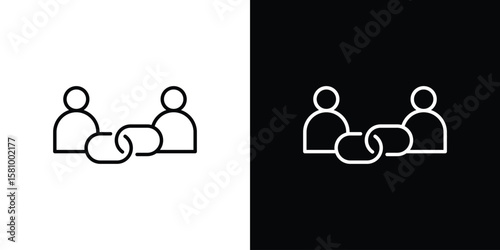 Affiliate link icon. Symbol for your web site design, logo, app, UI. Vector illustration. EPS10