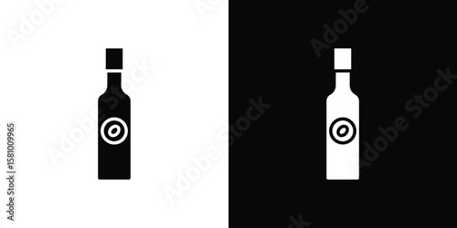 Olive oil icon symbol. Simple, flat design for web and mobile app
