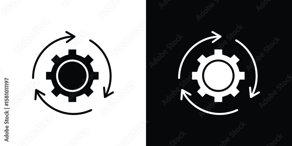 Obraz premium Implementation icon symbol. Simple, flat design for web and mobile app