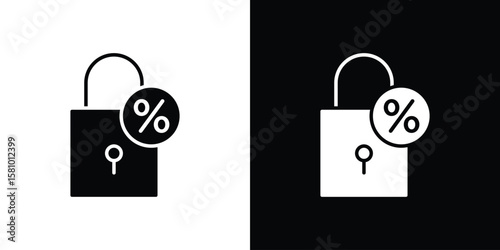 Fixed rate mortgage icon