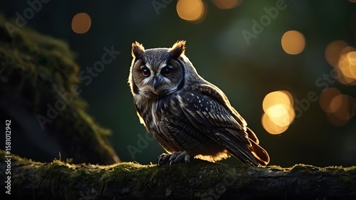 Nocturnal animals like owls, bats, raccoons, and fireflies in moonlit forests, caves, or grasslands. Use low light, silhouettes, and glowing eyes for mystery and allure