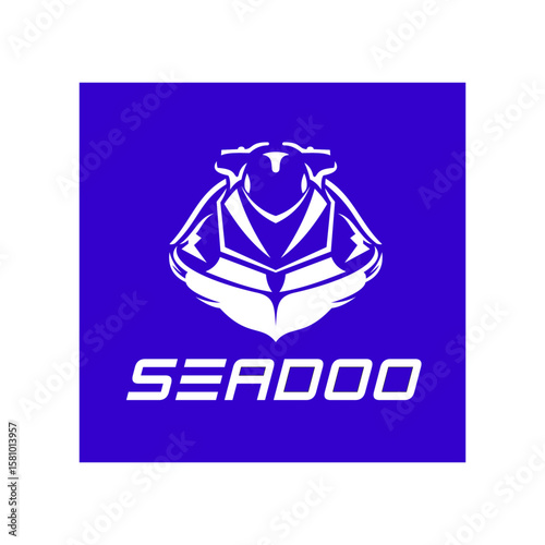 Seadoo logo, jetski vector Isolated on white background