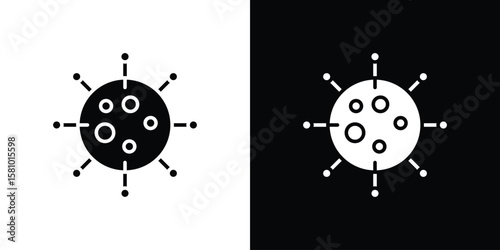 Cancer icon symbol. Simple, flat design for web and mobile app