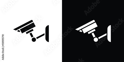 CCTV icon symbol. Simple, flat design for web and mobile app