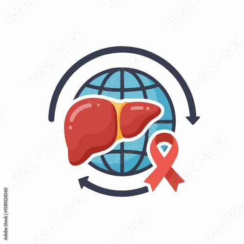 Global Health Hepatitis Emblem