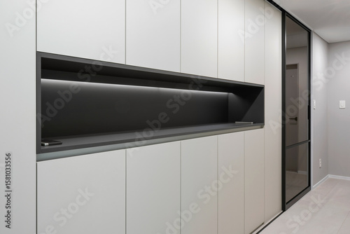 There is a piece of furniture in the hallway where you can put various EDCs