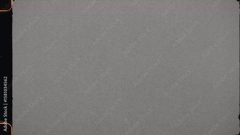 Retro 16 mm Film Overlay with Letterbox Border and Vintage Grain Texture